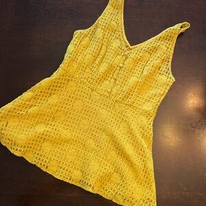 ModCloth mustard yellow top